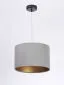 Lampa wisząca HOME 30 szara/złota nowoczesna polskiej produkcji | MIRAT. w stylu kolekcja