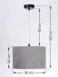 Lampa wisząca HOME 30 szara/złota nowoczesna polskiej produkcji | MIRAT. w stylu kolekcja