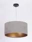 Lampa wisząca HOME 40 szara/złota ręcznie robiona do jadalni | MIRAT. w stylu kolekcja