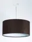 Lampa wisząca HOME 40 brązowa/biała walec do jadalni | MIRAT. w stylu kolekcja