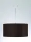 Lampa wisząca HOME 60 brązowa/biała polskiej produkcji welurowa | MIRAT. w stylu kolekcja
