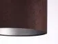 Lampa wisząca HOME 60 brązowa/srebrna do jadalni | MIRAT. w stylu kolekcja