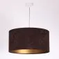 Lampa wisząca HOME 40 brązowa/złota polskiej produkcji | MIRAT. w stylu kolekcja