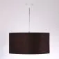 Lampa wisząca HOME 60 brązowa/złota welurowa w stylu glamour | MIRAT. w stylu kolekcja