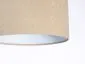 Lampa wisząca HOME 40 beżowa/biała do jadalni welurowa | MIRAT. w stylu kolekcja