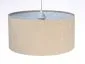 Lampa wisząca HOME 40 beżowa/biała do jadalni welurowa | MIRAT. w stylu kolekcja