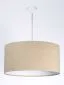 Lampa wisząca HOME 60 beżowa/biała duża nad stół do jadalni | MIRAT. w stylu kolekcja