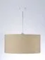 Lampa wisząca HOME 50 beżowa/biała w kształcie walca | MIRAT. w stylu kolekcja