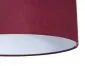 Lampa wisząca HOME 60 bordowa/biała do salonu aksamitna | MIRAT.