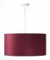 Lampa wisząca HOME 40 bordowa/złota do salonu welurowa | MIRAT.
