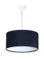 Lampa wisząca HOME 40 granatowa/biała ręcznie robiona polskiej produkcji | MIRAT.