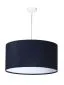 Lampa wisząca HOME 60 granatowa/biała w stylu glamour | MIRAT.