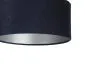 Lampa wisząca HOME 30 granatowa/srebrna w kształcie walca | MIRAT.