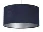 Lampa wisząca HOME 30 granatowa/srebrna w kształcie walca | MIRAT.