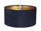 Lampa wisząca HOME 50 granatowa/złota w kształcie walca polskiej produkcji | MIRAT.