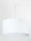 Lampa wisząca HOME 50 biała na 1 żarówkę walec | MIRAT.