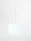 Lampa wisząca HOME 30 biała/srebrna polskiej produkcji nowoczesna | MIRAT.