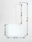 Lampa wisząca HOME 30 biała elegancka welurowa | MIRAT.