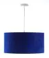 Lampa wisząca HOME 50 niebieska/biała nad stół w stylu glamour | MIRAT.
