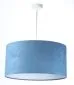 Lampa wisząca HOME 60 błękitna/biała polskiej produkcji do sypialni | MIRAT.