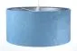 Lampa wisząca HOME 50 błękitna/srebrna welurowa do sypialni | MIRAT. w stylu kolekcja