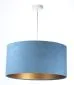 Lampa wisząca HOME 60 błękitna/złota do salonu nowoczesna | MIRAT. w stylu kolekcja