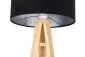 Lampa stojąca HOME 40 czarna/srebrna/sosna na drewnianej podstawie | MIRAT. w stylu kolekcja