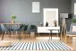 Lampa stojąca HOME 50 szara/biała/sosna do sypialni | MIRAT. w stylu kolekcja