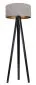 Lampa stojąca HOME 50 szara/złota/czarna do salonu | MIRAT.