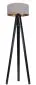 Lampa stojąca HOME 40 szara/złota/czarna w stylu loft | MIRAT.