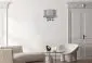 Lampa wisząca BUBBLE LIGHT 50cm szara ręcznie wykonana I sklep meblowy MIRAT.