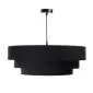 Lampa wisząca TRIO czarna/srebrna w stylu glamour | MIRAT. w stylu kolekcja