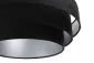 Lampa wisząca TRIO czarna/srebrna w stylu glamour | MIRAT. w stylu kolekcja