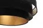 Lampa wisząca TRIO czarna/złota welurowa polskiej produkcji | MIRAT. w stylu kolekcja