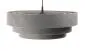 Lampa wisząca TRIO szara/złota ręcznie robiona nad stół | MIRAT. w stylu kolekcja