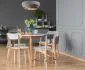 Lampa wisząca TRIO szara/złota ręcznie robiona nad stół | MIRAT. w stylu kolekcja