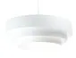 Lampa wisząca TRIO biała welurowa w stylu glamour | MIRAT. w stylu  kolekcja