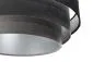 Lampa wisząca TRIO MIX czarna/szara/srebrna do nowoczesnego salonu | MIRAT. w stylu kolekcja