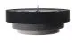 Lampa wisząca TRIO MIX czarna/szara/srebrna do nowoczesnego salonu | MIRAT. w stylu kolekcja