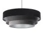 Lampa wisząca TRIO MIX czarna/szara/srebrna do nowoczesnego salonu | MIRAT. w stylu kolekcja