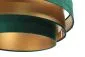 Lampa wisząca TRIO MIX zielona/złota symetryczna w kształcie walca | MIRAT. w stylu kolekcja