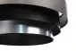 Lampa wisząca TRIO MIX szara/czarna/srebrna elegancka satynowa | MIRAT. w stylu  kolekcja