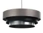 Lampa wisząca TRIO MIX szara/czarna/srebrna elegancka satynowa | MIRAT. w stylu  kolekcja