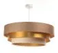 Lampa wisząca TRIO MIX beżowa/złota/kremowa symetryczna kolorowa | MIRAT. w stylu kolekcja