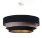 Lampa wisząca TRIO MIX granatowa/różowa ze złotym środkiem nowoczesna | MIRAT. w stylu kolekcja