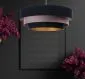 Lampa wisząca TRIO MIX granatowa/różowa ze złotym środkiem nowoczesna | MIRAT. w stylu kolekcja