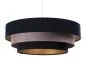 Lampa wisząca TRIO MIX granatowa/różowa ze złotym środkiem nowoczesna | MIRAT. w stylu kolekcja