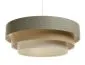 Lampa wisząca ERUTAN TRIPLE zielona/beżowa/kremowa potrójny abażur I sklep meblowy MIRAT.