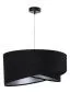 Lampa wisząca GEMSTONE czarna/srebrna asymetryczna elegancka | MIRAT. w stylu kolekcja