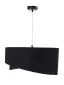 Lampa wisząca GEMSTONE czarna/srebrna asymetryczna elegancka | MIRAT. w stylu kolekcja